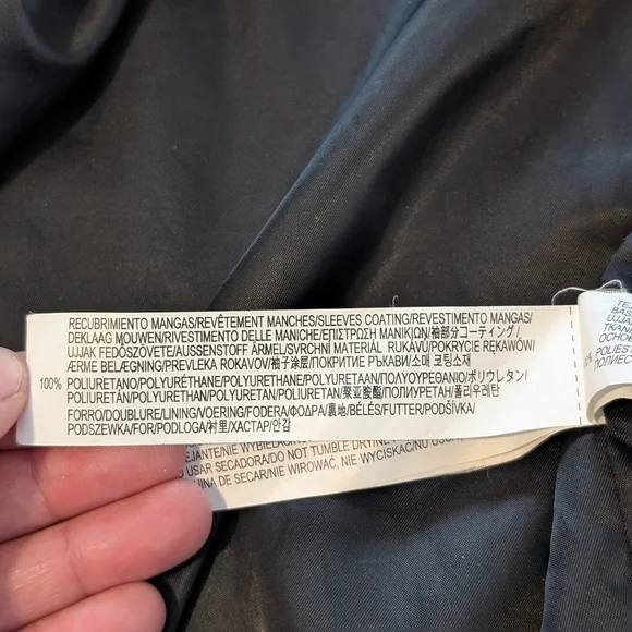 Zara Man Black And Tropical Print Bomber Jacket ~ Size Medium - Picture 13 of 15